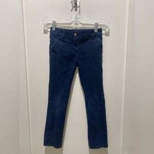 Navy Brooks Brothers Corduroy Pants. Snap button closure